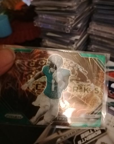 2023 Panini Prizm Fireworks #F-18 Travis Etienne Jr — front