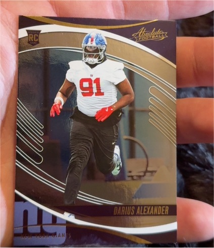 2025 Panini Absolute #115 Darius Alexander — front