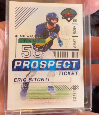 2024 Panini Prospect Edition #16 Eric Bitonti — front