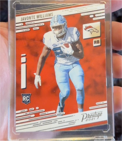2021 Panini Prestige #226 Javonte Williams — front