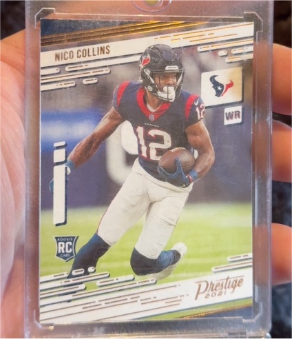 2021 Panini Chronicles Prestige #237 Nico Collins — front