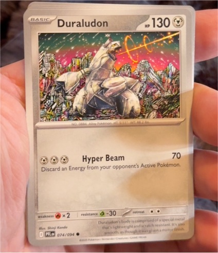 2025 Pokémon ME02: Phantasmal Flames #074 Duraludon — front