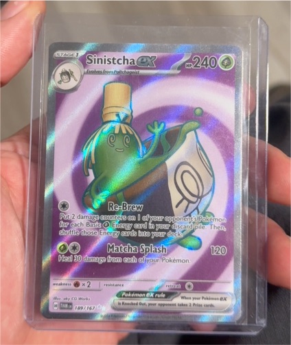 2022 Pokémon SV06: Twilight Masquerade #189 Sinistcha EX — front