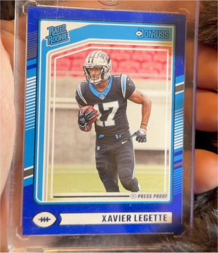 2024 Panini Donruss #323 Xavier Legette — front