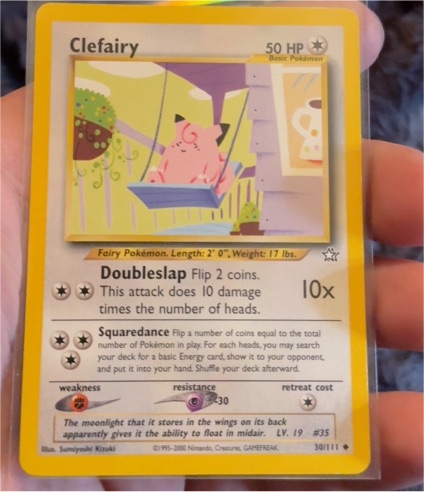 2000 Pokémon Neo Genesis #30 Clefairy — front