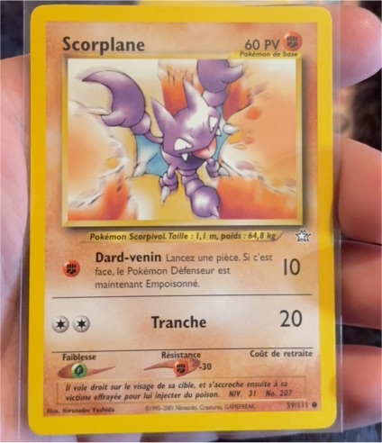 2001 Pokémon Neo Genesis #59 Scorplane — front