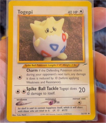 2002 Pokémon Neo Destiny #56 Togepi — front