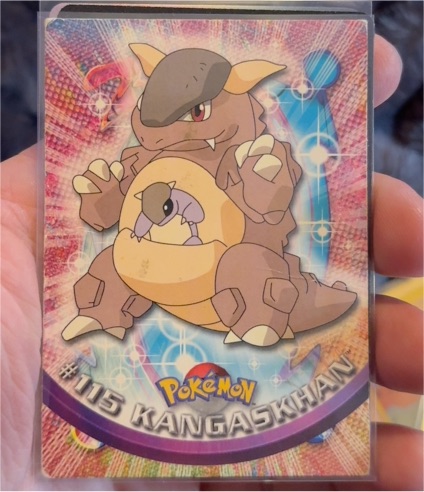 2000 Topps #115 Kangaskhan TV Animation Edition — front
