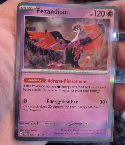 2023 Pokémon Scarlet & Violet Twilight Masquerade #045 Fezandipiti — front