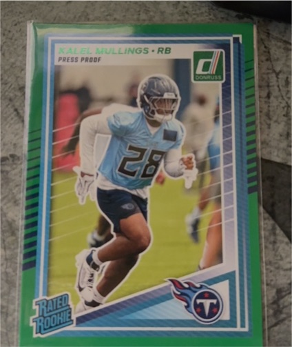 2025 Donruss #378 Kalel Mullings — front