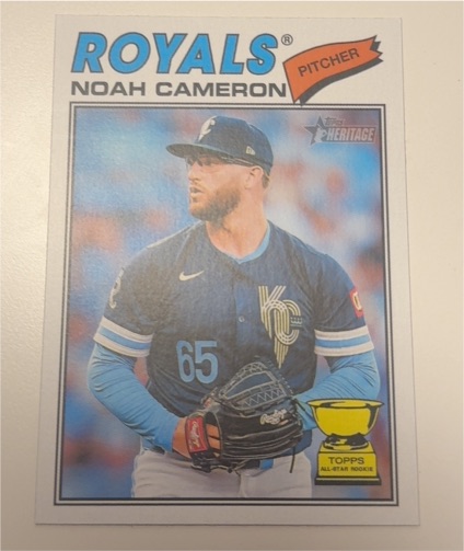 2026 Topps Heritage #78 Noah Cameron — front