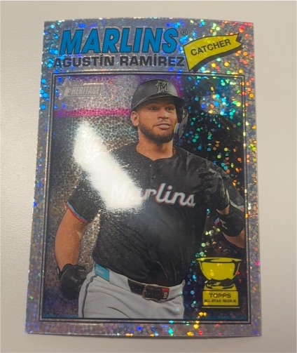 2026 Topps Heritage Chrome #13 Agustin Ramirez — front
