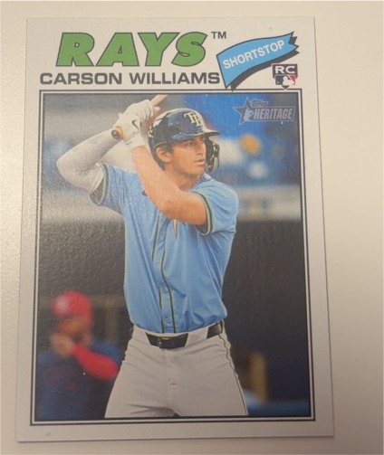 2026 Topps Heritage #161 Carson Williams — front