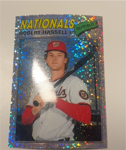 2026 Topps Heritage #50 Robert Hassell III — front