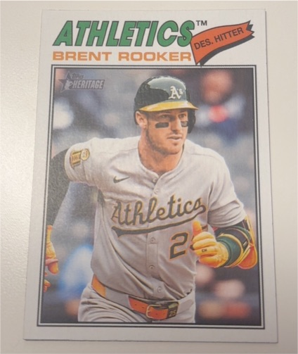2026 Topps Heritage #103 Brent Rooker Athletics — front