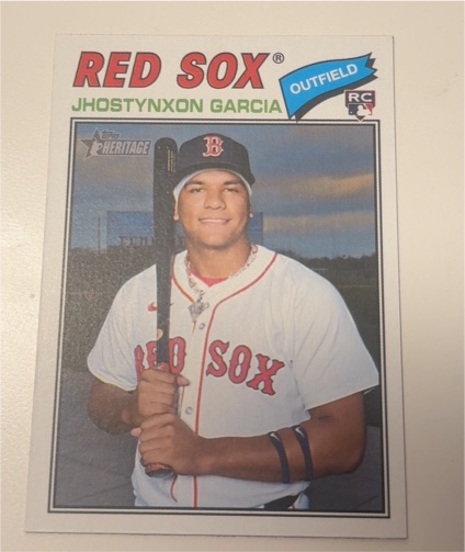2026 Topps Heritage #112 Jhostynxon Garcia — front