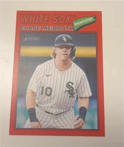 2026 Topps Heritage #298 Chase Meidroth — front