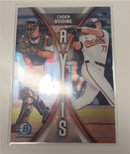 2025 Bowman Draft Chrome #A-6 Caden Bodine Axis — front
