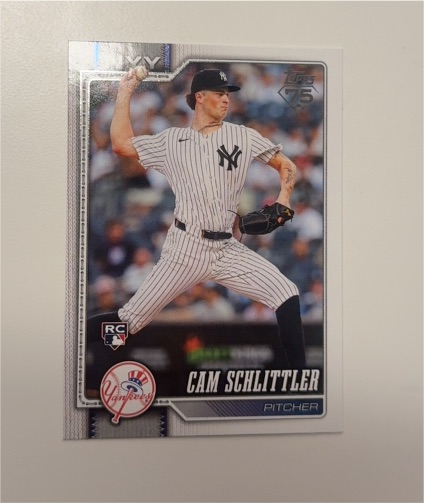 2026 Topps Series 1 #111 Cam Schlittler — front