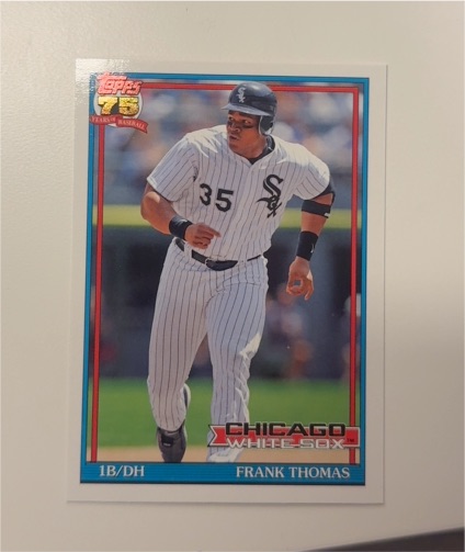 1991 Topps #31 Frank Thomas — front