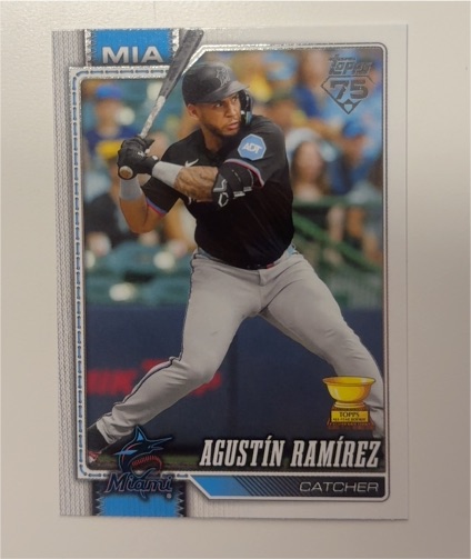 2026 Topps Series 1 #287 Agustin Ramirez — front