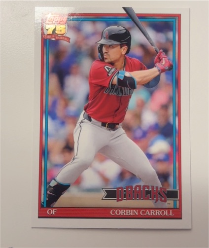 2026 Topps Series 1 #T91-58 Corbin Carroll — front
