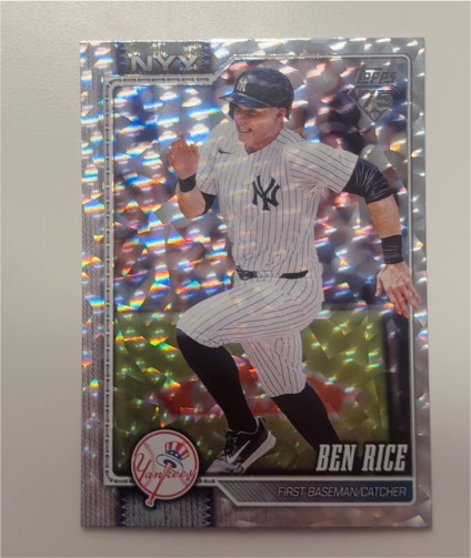 2026 Topps Series 1 #133 Ben Rice — front