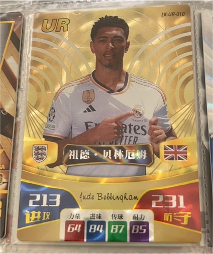 2024 Topps Rule The World LK-UR-010 Jude Bellingham — front