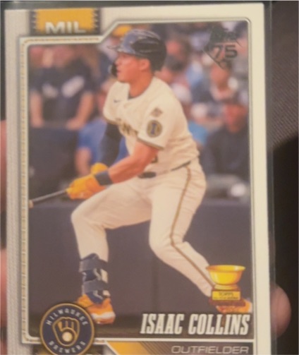 2026 Topps Series 1 #202 Isaac Collins — front