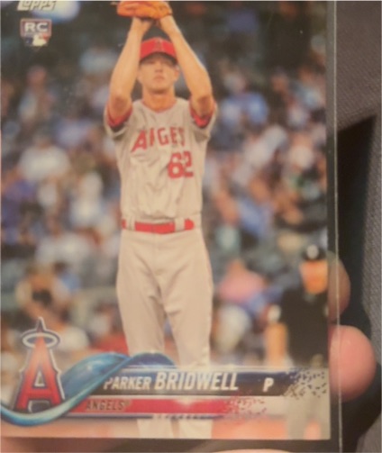2018 Topps #322 Parker Bridwell RC — front