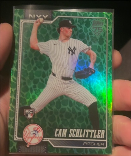 2026 Topps Series 1 #111 Cam Schlittler — front