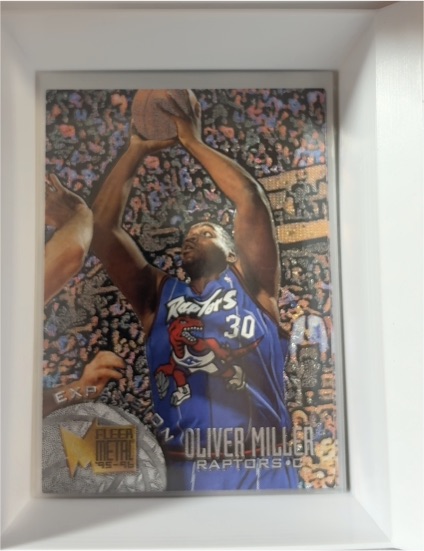 1995-96 Fleer Metal #197 Oliver Miller Toronto Raptors — front