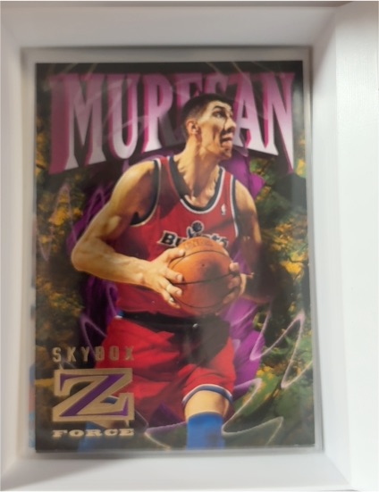 1996-97 Skybox Z-Force #96 Gheorghe Muresan — front