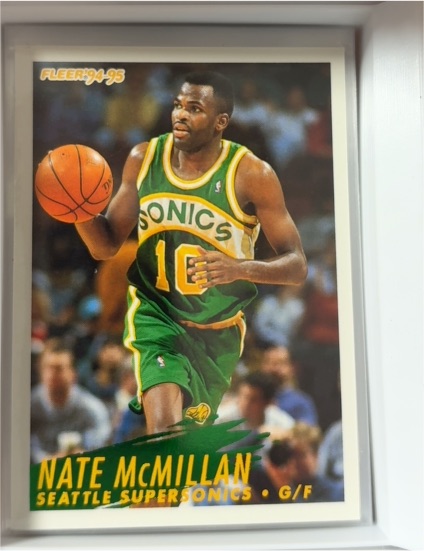 1994-95 Fleer #214 Nate McMillan — front