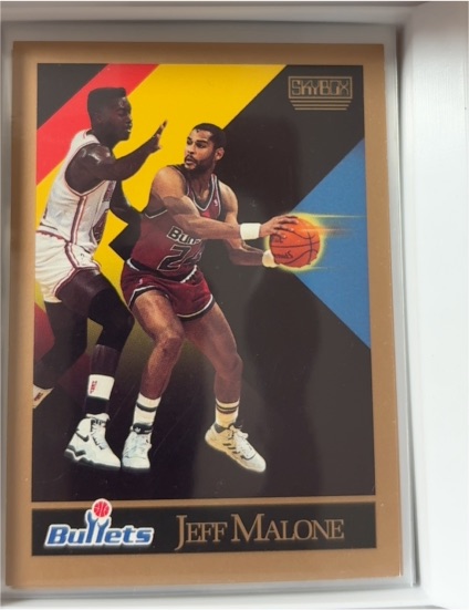 1990-91 SkyBox #292 Jeff Malone Washington Bullets — front