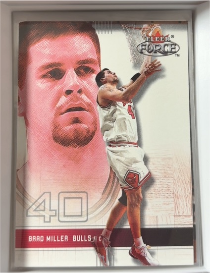 2001-02 Fleer Force #153 Brad Miller — front