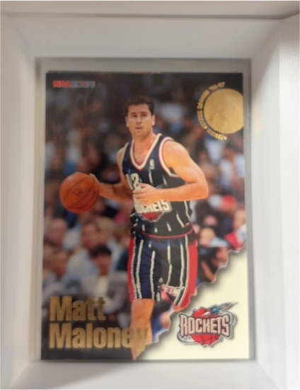 1996-97 NBA Hoops #299 Matt Maloney — front