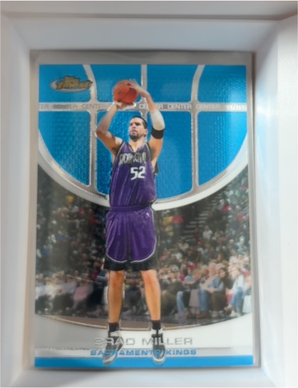 2005-06 Topps Finest #41 Brad Miller — front