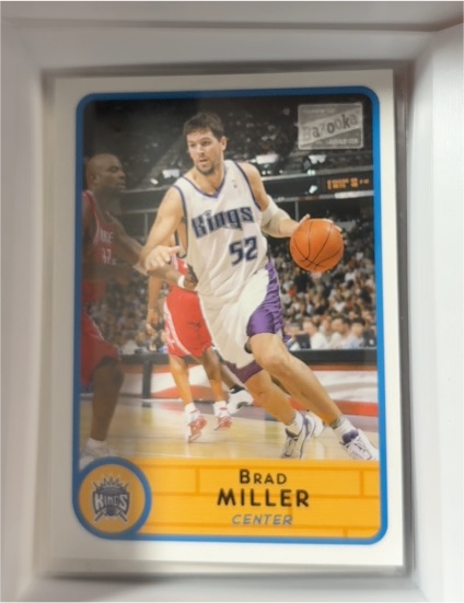 2003-04 Bazooka #16 Brad Miller — front