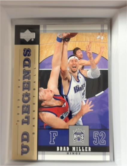 2003-04 Upper Deck Legends #52 Brad Miller — front
