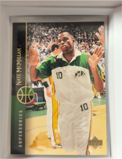 1994-95 Upper Deck #97 Nate McMillan Seattle Supersonics — front