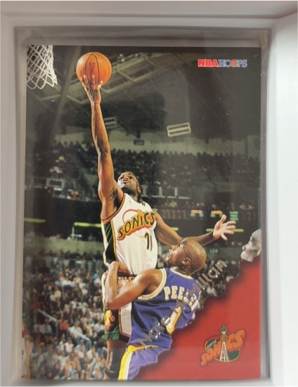 1996-97 NBA Hoops #148 Nate McMillan — front