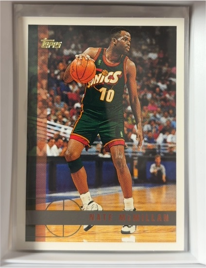 1996-97 Topps #127 Nate McMillan — front