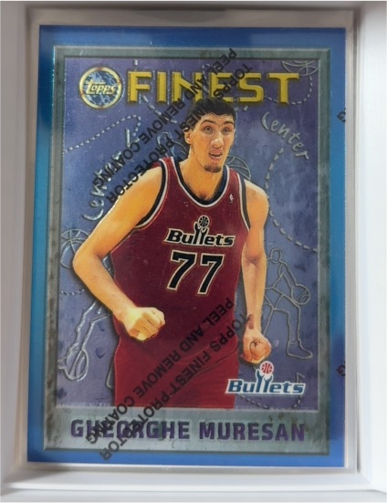 1995-96 Topps Finest #46 Gheorghe Muresan — front