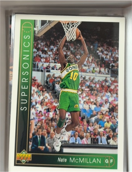 1993-94 Upper Deck #293 Nate McMillan Seattle SuperSonics — front