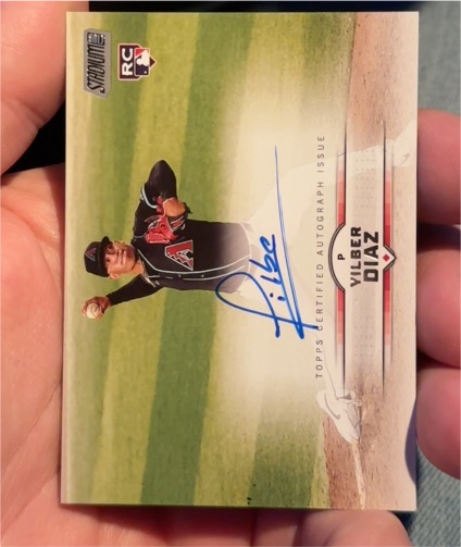 2025 Topps Stadium Club #SCBA-YD Yilber Diaz — front