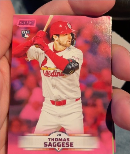 2025 Topps Stadium Club #157 Thomas Saggese — front