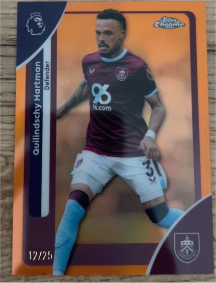 2026 Topps Chrome Premier League #59 Quilindschy Hartman — front