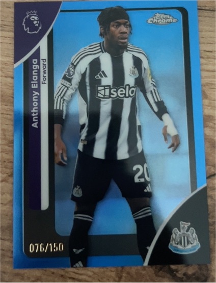 2026 Topps Chrome Premier League #149 Anthony Elanga — front