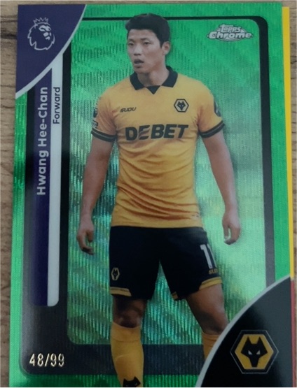 2026 Topps Chrome Premier League #196 Hwang Hee-Chan — front